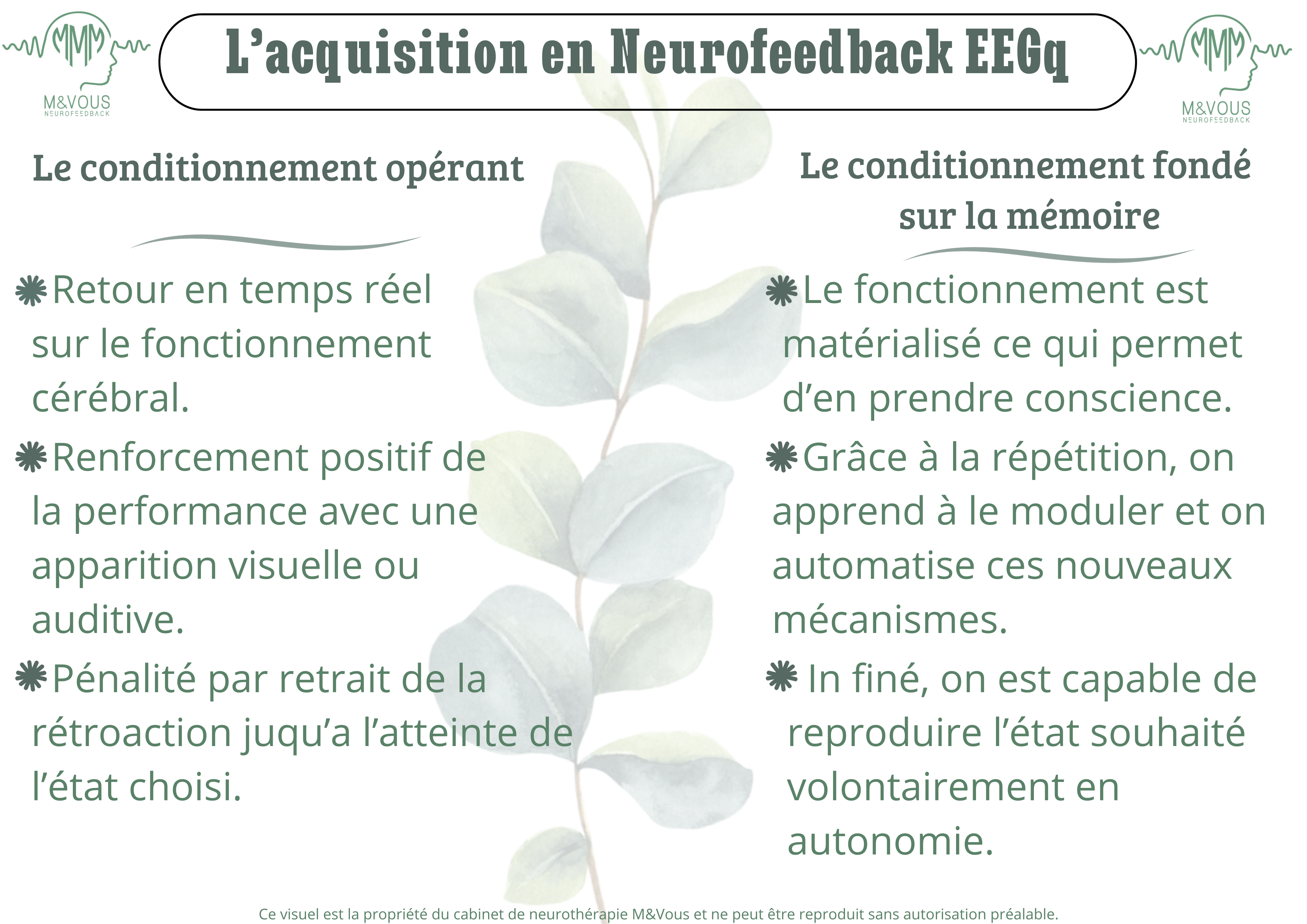 schema apprentissage neurofeedback eegq